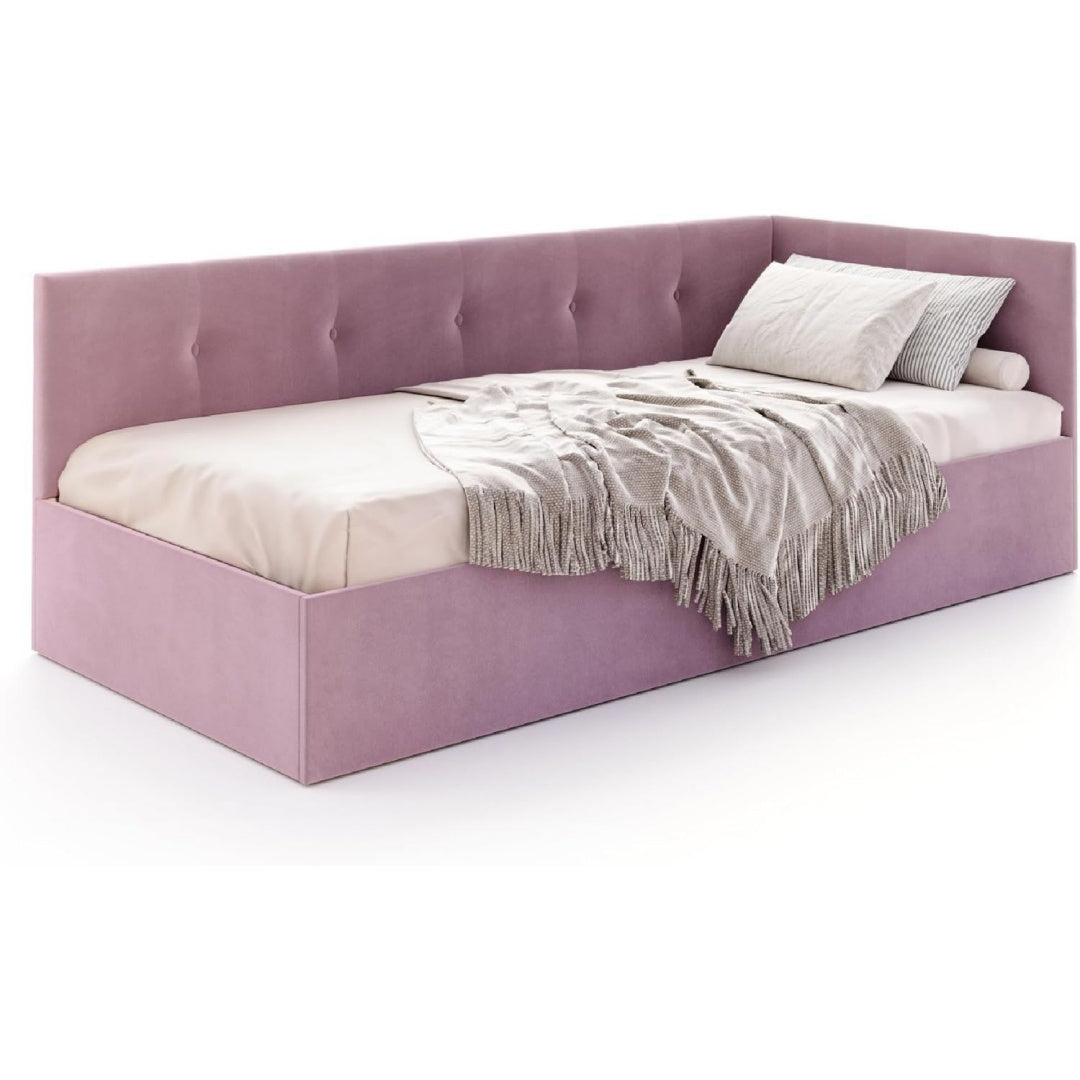 Bettgestell mit den Massen 90 x 200 cm in Violett