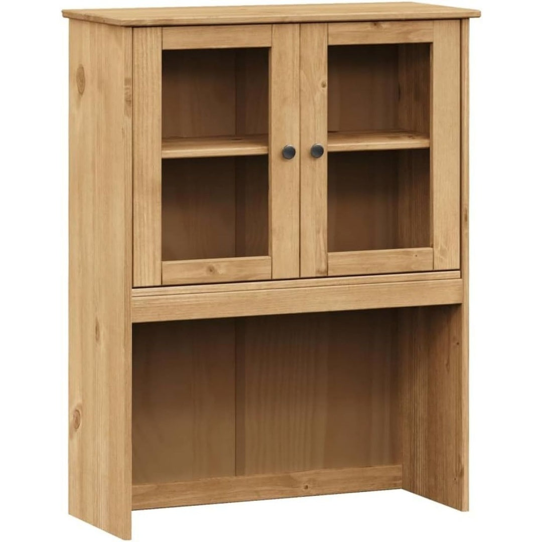 Sideboard aus Metall und Kiefernholz