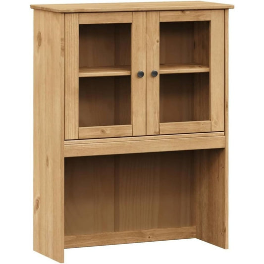 Sideboard aus Metall und Kiefernholz