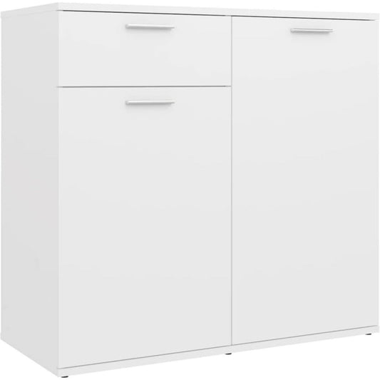 Sideboard mit den Massen 80 x 36 x 75 cm in Weiss