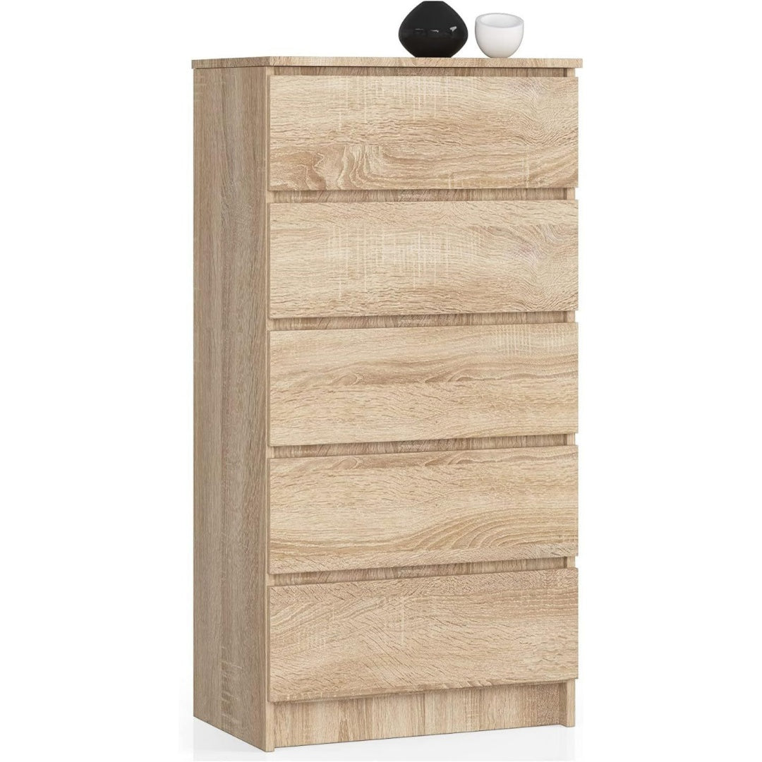 5 Schubladen und beschichtete Flaechen an dem Sideboard