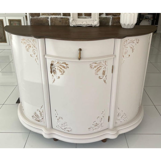 Sideboard in Creme und Braun