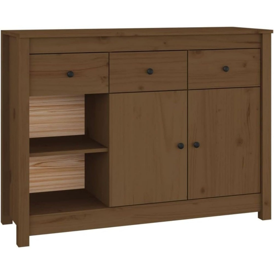 Sideboard mit den Massen 100 x 35 x 74 cm in Braun