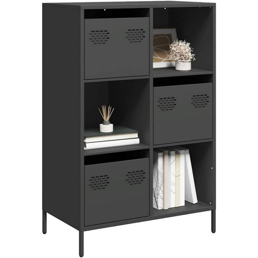 3 Schubladen und Schubladen an dem Hochschrank