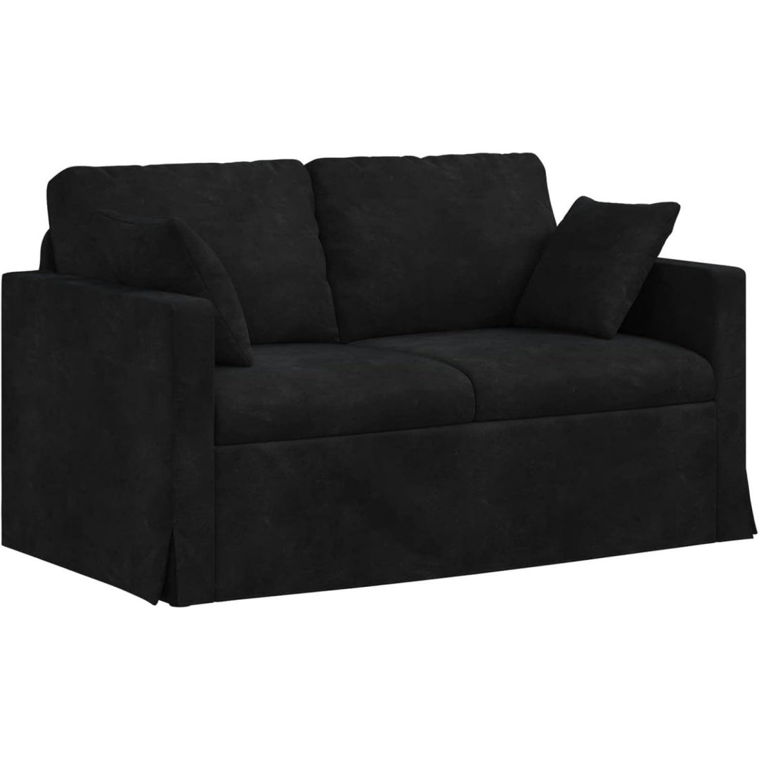Sofa mit den Massen 138 x 78 x 80 cm in Schwarz