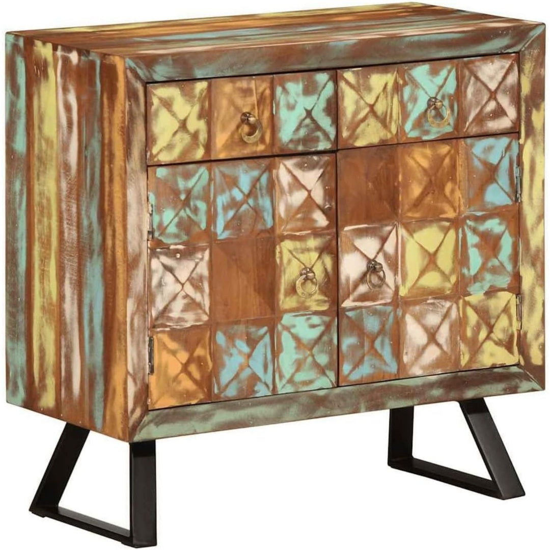 2 Schubladen praegen das Sideboard aus Metall