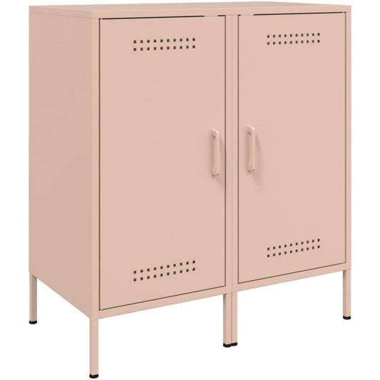 Das Sideboard misst 36 x 39 x 79 cm in Rosa