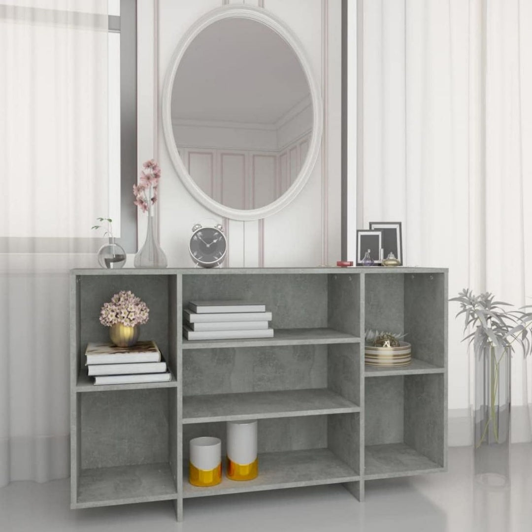 Sideboard mit den Massen 120 x 30 x 75 cm in Betongrau